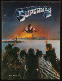 1a334 SUPERMAN II souvenir program book '81 Christopher Reeve, Terence Stamp, Gene Hackman!