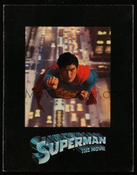 1a333 SUPERMAN souvenir program book '78 comic book hero Christopher Reeve, Gene Hackman, Brando