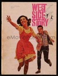 1a345 WEST SIDE STORY souvenir program book '61 Academy Award winning classic musical!