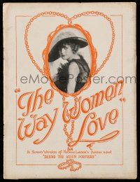 1a372 WAY WOMEN LOVE English promo brochure '20 pretty Rubye DeRemer in a convoluted murder tale!