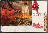 1a348 BATTLE OF BRITAIN promo brochure '69 full-color & super elaborate with die-cut folder!