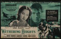 1a214 WUTHERING HEIGHTS Australian trade ad '39 Laurence Olivier, Merle Oberon, different images!