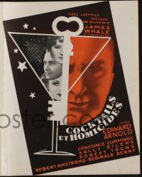 1a484 REMEMBER LAST NIGHT? French pb '35 James Whale mystery comedy, great different images!