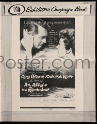 1a531 AFFAIR TO REMEMBER pressbook '57 Cary Grant & Deborah Kerr, Leo McCarey romantic classic!
