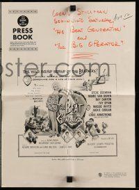 1a552 BEAT GENERATION pressbook '59 sexy Mamie Van Doren, beatnik Ray Danton, Louis Armstrong