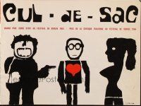1a479 CUL-DE-SAC French pressbook '66 Roman Polanski, Pleasance, Dorleac, Jan Lenica cover art!