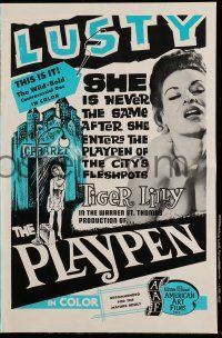 1a873 PLAYPEN pressbook '67 she's not the same after entering the playpen of the city's fleshpots!