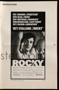 1a889 ROCKY pressbook '76 boxer Sylvester Stallone, Talia Shire, boxing classic!