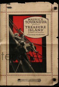 1a957 TREASURE ISLAND pressbook '20 Robert Louis Stevenson's famous pirate story, Maurice Tourneur