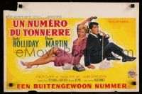 1b063 BELLS ARE RINGING Belgian '60 art of Judy Holliday & Dean Martin with phones!