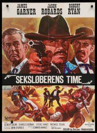 1b789 HOUR OF THE GUN Danish '68 James Garner as Wyatt Earp, John Sturges, was he hero or killer?