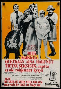 1b173 EVERYTHING YOU ALWAYS WANTED TO KNOW ABOUT SEX Finnish '72 Woody Allen directed!