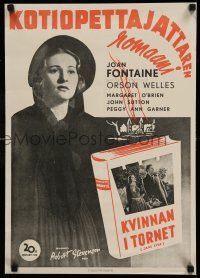 1b182 JANE EYRE Finnish '46 Orson Welles as Edward, Joan Fontaine as Jane!