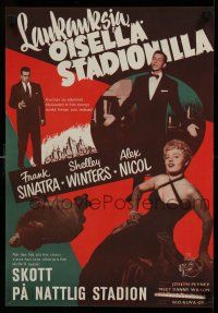 1b196 MEET DANNY WILSON Finnish '52 Frank Sinatra & Shelley Winters, the new dynamite pair!
