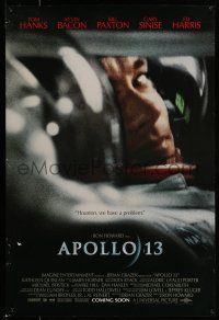 1c056 APOLLO 13 advance DS 1sh '95 Ron Howard directed, image of Tom Hanks in trouble!