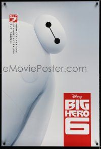 1c101 BIG HERO 6 advance DS 1sh '14 Walt Disney CGI, cool image of Baymax & white background!