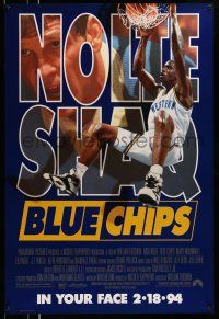1c118 BLUE CHIPS advance 1sh '94 basketball, Nick Nolte, Ed O'Neal & Shaquille O'Neal!