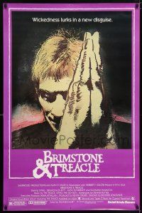 1c133 BRIMSTONE & TREACLE 1sh '82 Richard Loncraine directed thriller, art of Sting!