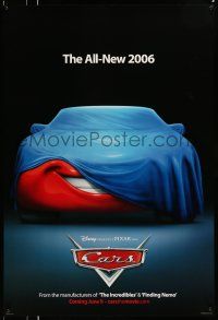1c140 CARS advance DS 1sh '06 Walt Disney Pixar animated automobile racing, Lightning McQueen!