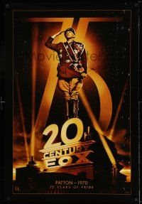 1c005 20TH CENTURY FOX 75TH ANNIVERSARY 27x40 commercial poster '10 George C. Scott as Patton!
