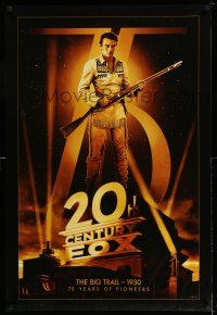 1c004 20TH CENTURY FOX 75TH ANNIVERSARY 27x40 commercial poster '10 John Wayne in Big Trail!