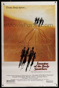 1c406 INVASION OF THE BODY SNATCHERS advance 1sh '78 Philip Kaufman classic of deep space invaders!