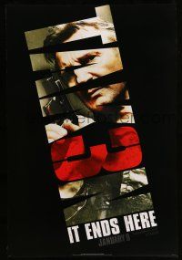 1c767 TAKEN 3 style A teaser DS 1sh '15 Liam Neeson, Maggie Grace, it ends here!