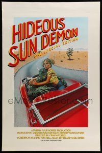 1c827 WHAT'S UP HIDEOUS SUN DEMON 1sh '83 wacky sci-fi horror spoof starring Clarke's son