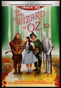 1c834 WIZARD OF OZ advance DS 1sh R13 Victor Fleming, Judy Garland all-time classic, rated PG!