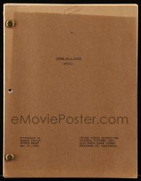 1d025 3 ON A COUCH fourth draft script May 27, 1964, romantic comedy screenplay by Samuel Taylor!