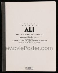 1d041 ALI For Your Consideration script Aug 7, 2000 screenplay by Rivele, Wilkinson, Roth & Mann!