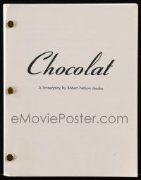 1d145 CHOCOLAT script '00 screenplay by Robert Nelson Jacobs!