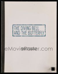 1d190 DIVING BELL & THE BUTTERFLY script '07 screenplay by Ronald Harwood!