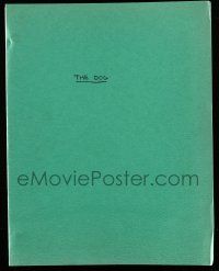 1d192 DOG Spanish script '79 screenplay by Antonio Isasi-Isasmendi and Juan Antonio Porto!