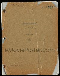 1d198 DRESSED TO KILL revised draft script Jan 16, 1946 screenplay by Leonard Lee, Prelude to Murder