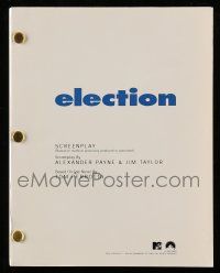 1d204 ELECTION For Your Consideration script '99 screenplay by Alexander Payne & Jim Taylor!