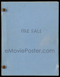1d237 FIRE SALE first draft script September 19, 1975, screenplay by Robert Klane!