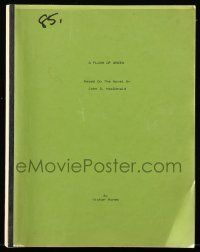 1d244 FLASH OF GREEN revised 3rd draft script Jun 11, 1982 by Nunez, from John MacDonald novel!