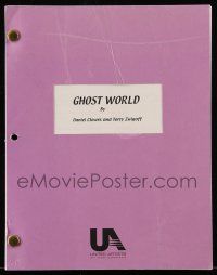 1d258 GHOST WORLD revised shooting script '00 screenplay by Daniel Clowes & Terry Zwigoff!