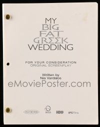 1d459 MY BIG FAT GREEK WEDDING For Your Consideration script '02 screenplay by Nia Vardalos!