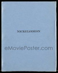 1d468 NICKELODEON second draft script October 8, 1975, screenplay by Peter Bogdanovich & Richter!