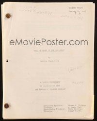 1d470 NOT IN FRONT OF THE CHILDREN revised draft script Jan 26, 1982, screenplay by Mandelberg!