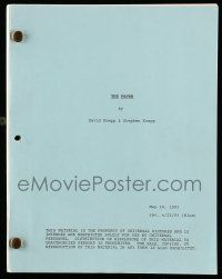 1d489 PAPER revised draft script May 26, 1993, screenplay by David Koepp & Stephen Koepp!