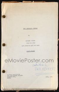 1d492 PATERSON REPORT draft script June 1968 unproduced screenplay by Michael Winder!