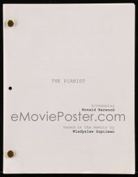 1d503 PIANIST script '02 World War II screenplay by Ronald Harwood, based on a true story!