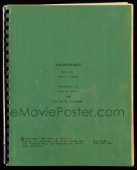 1d510 PLAYING FOR KEEPS 2nd draft script Jun 28, 1984 unproduced screenplay by Korba & Louisoder!
