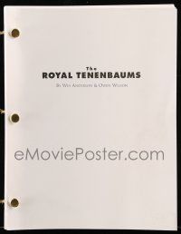 1d550 ROYAL TENENBAUMS For Your Consideration script '01 screenplay by Wes Anderson & Owen Wilson!