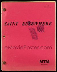 1d608 ST. ELSEWHERE 2nd revised draft TV script Jan 15, 1982 screenplay by Fantana, Down's Syndrome