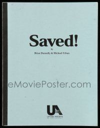 1d561 SAVED script '04 religious comedy screenplay by Brian Dannelly & Michael Urban!