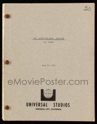 1d573 SEVEN-PER-CENT SOLUTION revised draft script June 25, 1975, screenplay by Nicholas Meyer!